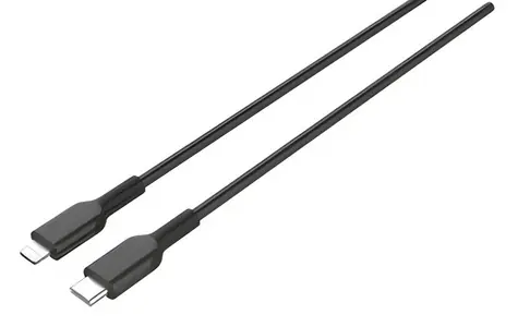 EFB USB-C - Lightning kábel 2 m čierna / Kábel / USB 2.0 / MFi certifikácia / 480 Mbit/s / 3 A