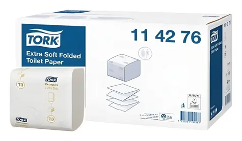 Tork Premium T3 / Toaletný papier skladaný / 2 vrstvy