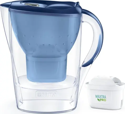 Brita Marella modrá + 1x filter Maxtra Pro / Filtračná kanvica / 2,4 l / 150 l filtrácia
