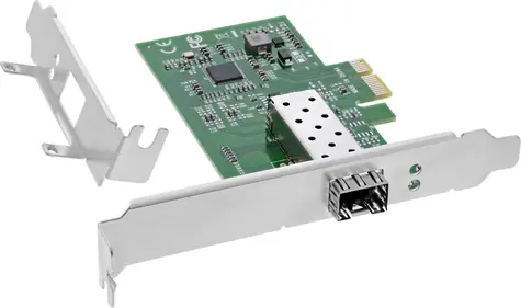 InLine Sieťová karta SFP PCIe nízkoprofilová / Sieťová karta / PCI Express / SFP / IEEE 802.3x