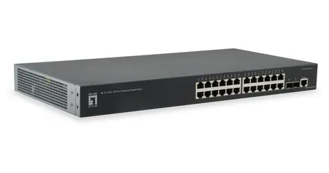 LevelOne Kilby GTL-2661 / Switch / 24x Gigabit / 2x 10G SFP+ / Managed L2 / 19"