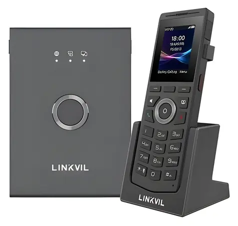 Fanvil W710P čierna / DECT telefón / 2 "LCD / Handsfree / 20 VoIP účtov