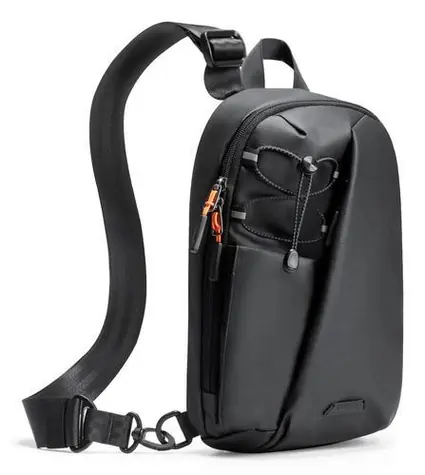 Inateck FB01003 čierna / Taška cez rameno / polyester / RFID / vodeodolná / nastaviteľný popruh 82-116 cm