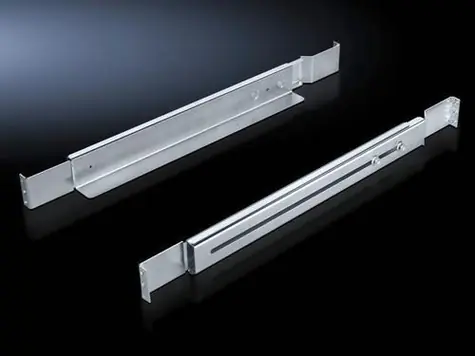Rittal TS IT/TE 1U 550-750 mm / Výsuvné lišty pre 19" rozvádzač / 2 ks / nosnosť 20 kg