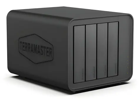 TerraMaster D8 Hybrid/DAS box/8x pozícia 2,5"/3,5"/M.2/RAID 0/1/JBOD/USB-C 10Gbps/Diskless