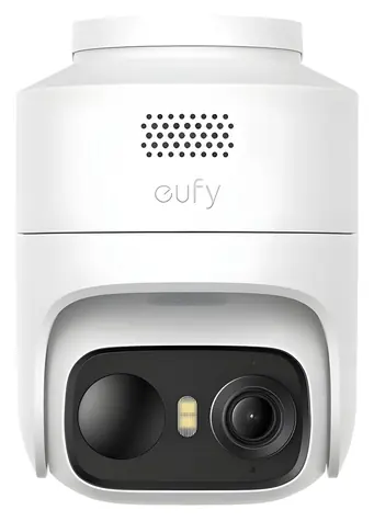 Anker Eufy C37 biela / Vonkajšia IP kamera / 2K / 360° pán / tilt / nočné videnie / microSD / Wi-Fi