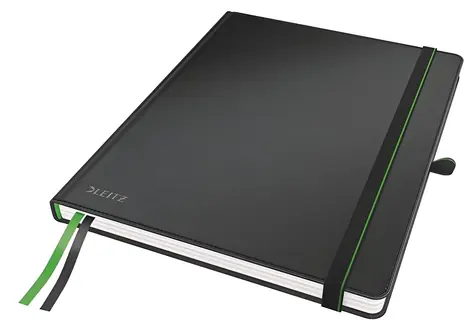 Leitz Complete čierna / Zápisník / veľkosť iPad / linajkový papier