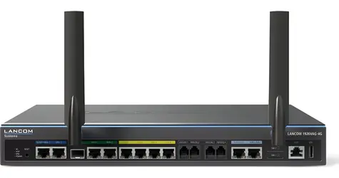 Lancom 1926VAG-4G / Router / SD-WAN / 2x VDSL Supervectoring / LTE 4G / 6x LAN / VPN / Rack 1U