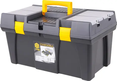 Vorel Box na náradie plastový 26" / Box na náradie / 2 zámky / 580x280x285mm
