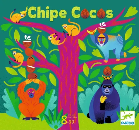 DJECO Hra Chipe Cocos / Spoločenská hra / strategická / 2-4 hráči