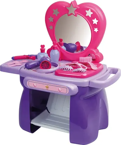 CHICOS Toaletný stolík Lovely Princess / so stoličkou / 12 ks doplnkov