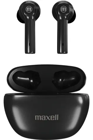 Maxell EB-BTDY+ DYNAMIC+ čierna / Slúchadlá / TWS / Bluetooth 5.3 / Dobíjacie puzdro USB-C / Výdrž 4 h