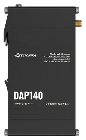 Teltonika DAP140 / Prístupový bod / Wi-Fi 4 / Mesh / 2,4 GHz / DIN lišta / PoE