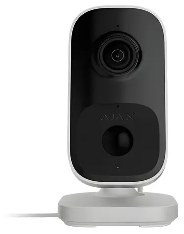 AJAX IndoorCam biela / Vnútorná IP kamera / 4 Mpx / Wi-Fi / PIR senzor / AI detekcia