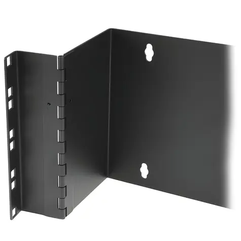 StarTech Výklopný nástenný regál 4U čierna / Nástenný regál / do 15 kg / oceľ