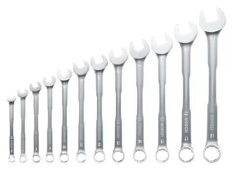 BOSCH Sada kombinovaných kľúčov 12 ks / Sada kľúčov / 6-19 mm / chróm-vanád / s organizérom
