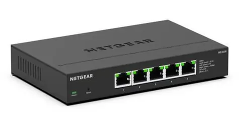 Netgear MS305E-100EUS / Switch / 5x 2,5 G RJ45 / Neriadený / VLAN / Bez ventilátora