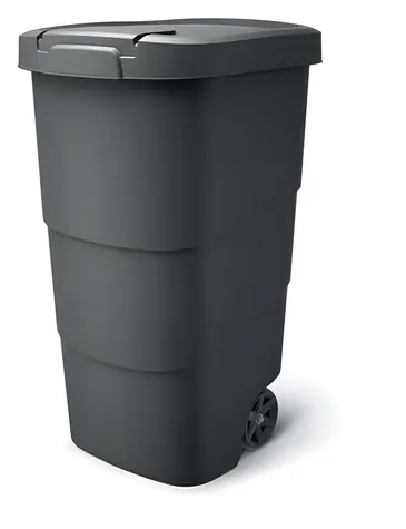 Prosperplast Popolnice Wheeler 110 l antracit / Plast / V 85,2 × Š 49,6 cm