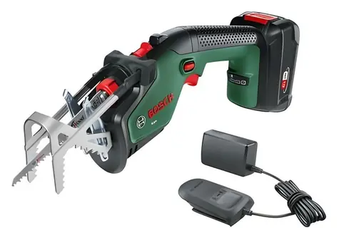 BOSCH Keo zelená / Akumulátorová prerezávacia píla / 18V / do O8 cm / Li- ION 2,0 Ah / POWER FOR ALL ALLIANCE