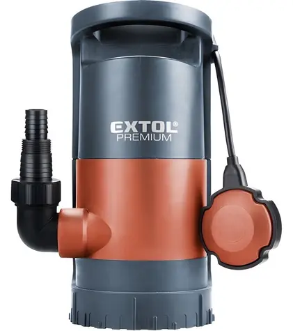 Extol Premium Čerpadlo na znečistenú vodu 8895013 / 3v1 konštrukcia / vysatie do sucha
