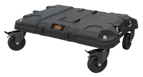 Keter ROC Pro Gear 2.0 čierna / Plošinový vozík / Nosnosť 145 kg / 4 kolieska / 443 x 775 mm