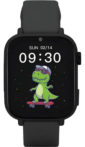 Garett Kids N!ce Pre 4G čierna / Detské hodinky / 1.85 "/ GPS / SOS tlačidlo / krokomer / IP65 / Android & iOS