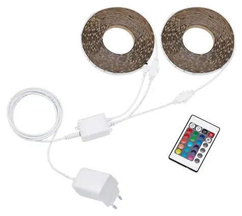 Philips LightStrips 30m RGB Mixed biela / LED pásik / 22W / diaľkové ovládanie / IP20