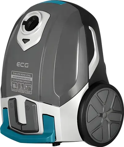 ECG VP S1050 Charles / Vreckový vysávač / 700 W / sací výkon 180 W / 1,5 l / < 80 dB / rádius 7,5 m