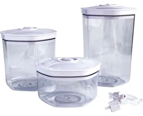 Maxxo VC1800 / Sada vákuových dóz / 3 ks / 700-2000 ml