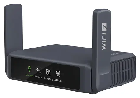 GL.iNet Slate 7 GL-BE3600 / Router / Wi-Fi 7 / 3570 Mb/s / dotykový displej / VPN / USB 3.0