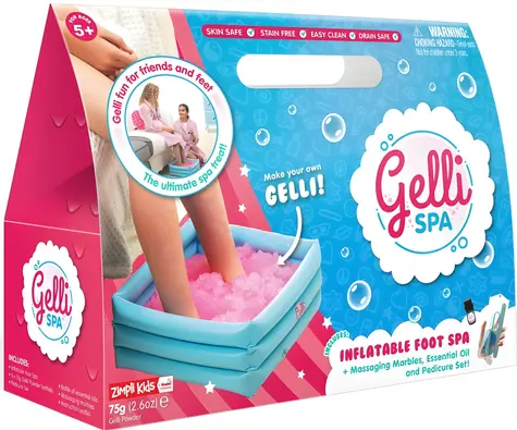 ZIMPLI KIDS Gélový kúpeľ Gelli Spa / Nafukovací bazénik na nohy / masážne guličky
