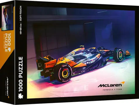 Trefl Puzzle Soft Touch Automobilist: McLaren - Chrome Livery / 1000 dielikov / 68 x 48 cm