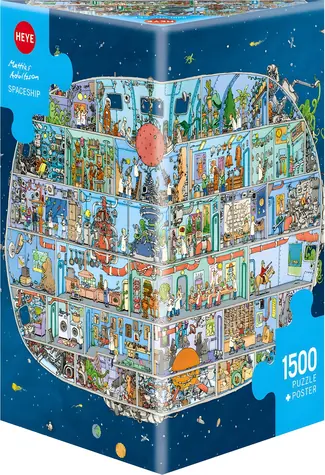 HEYE Puzzle Vesmírna loď / 1500 dielikov / 80 × 60 cm