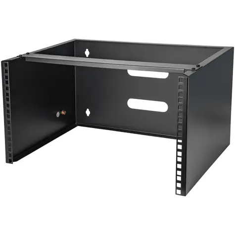 StarTech 6U nástenný regál čierna / Regál / nosnosť 20 kg / šírka 498 mm / hĺbka 350 mm