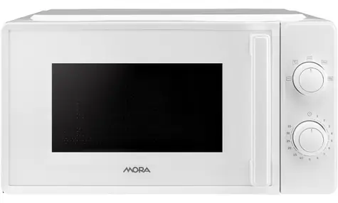Mora MT122W biela / Mikrovlnná rúra / 700 W / 20 l / mechanické ovládanie / voľne stojaca