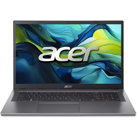 Acer Aspire Go 17 AG17-31P-C365 sivá / Notebook / 17,3" FHD / Intel N150 / 8GB / 128GB eMMC / W11HS