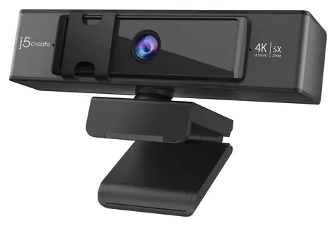 J5Create Webkamera 4K UHD 5x Zoom čierna / Webkamera / USB / 30 fps / mikrofón / kábel 1,8 m