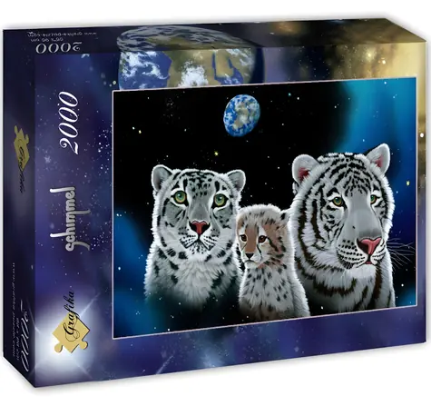 GRAFIKA Puzzle Hebučká rodinka / 2000 dielikov / 96 x 68 cm