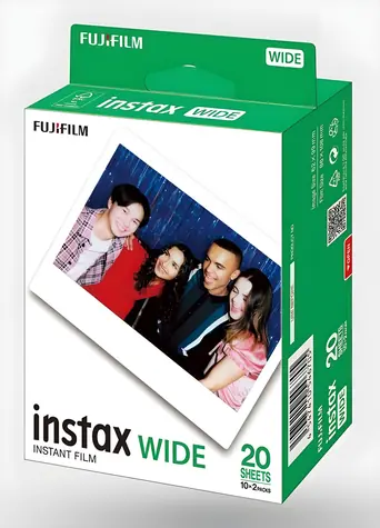Fujifilm Instax Wide Film 20 ks / Instantný film / formát 108 x 86 mm / ISO 800
