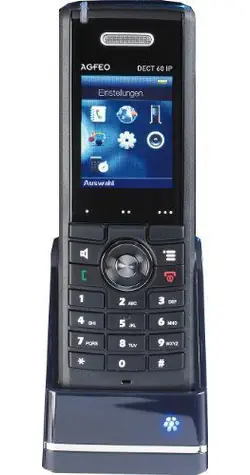 Agfeo DECT 60 IP čierna / DECT/VoIP telefón