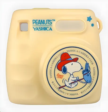 YASHICA x Peanuts Mini digitálny fotoaparát krémová / Digitálny fotoaparát / 8 Mpx / Full HD video / 2,4 "LCD