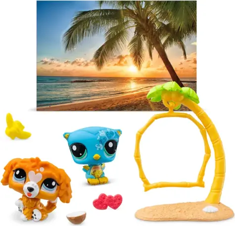 Hasbro Littlest Pet Shop Petfluencers IV / 2 figúrky / 4 doplnky
