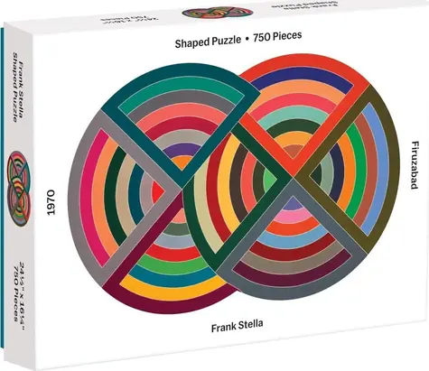 Galison Tvarové puzzle Frank Stella: Firuzabad / 750 dielikov / Abstraktný motív / Tvarované dieliky