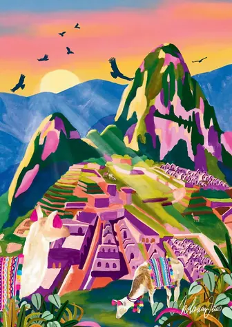 PIECES & PEACE Puzzle Machu Picchu / 1000 dielikov / 47,8 x 69 cm