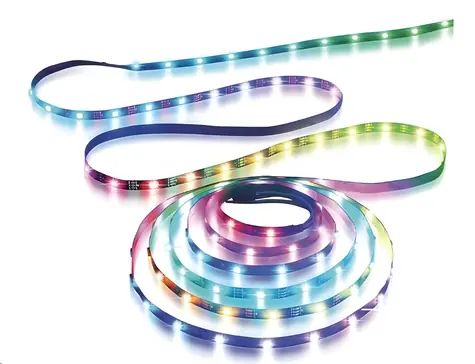 WG WG3 / LED pásik / RGB / 3 m / IP65 / diaľkový ovládač / USB-A