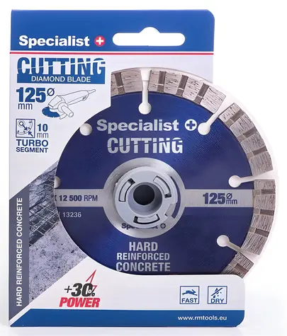 Specialist Premium / Diamantový rezný kotúč / 125x22 mm / výška segmentu 10 mm