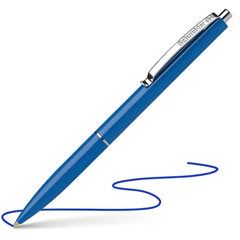 Schneider K15 modrý / Guľôčkové pero / Modrá náplň / 50 ks