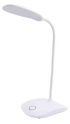 GENIE TL04 biela / Stolová LED lampička / 1200 mAh / senzorové ovládanie / stmievateľná