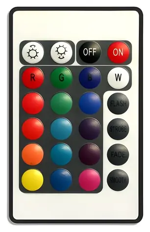 Nanoxia Ovládač pre RGB Rigid LED / Ovládač / IR diaľkové ovládanie / 12 V / SATA konektor
