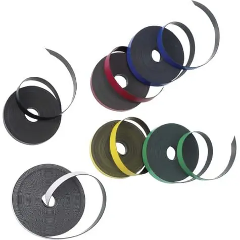 NOBO Magnetická páska čierna / 10 mm / 10 m